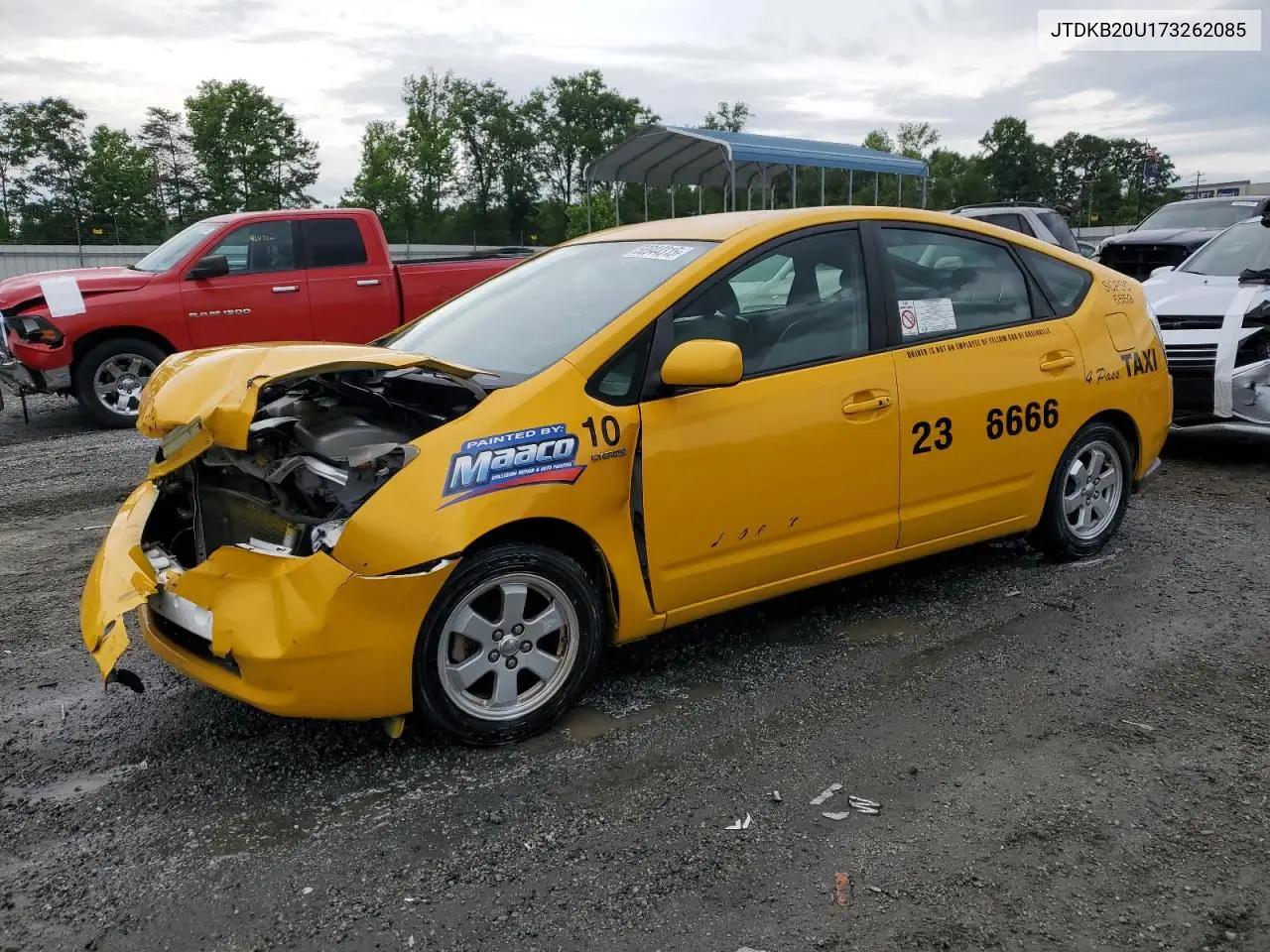 2007 Toyota Prius VIN: JTDKB20U173262085 Lot: 58944315