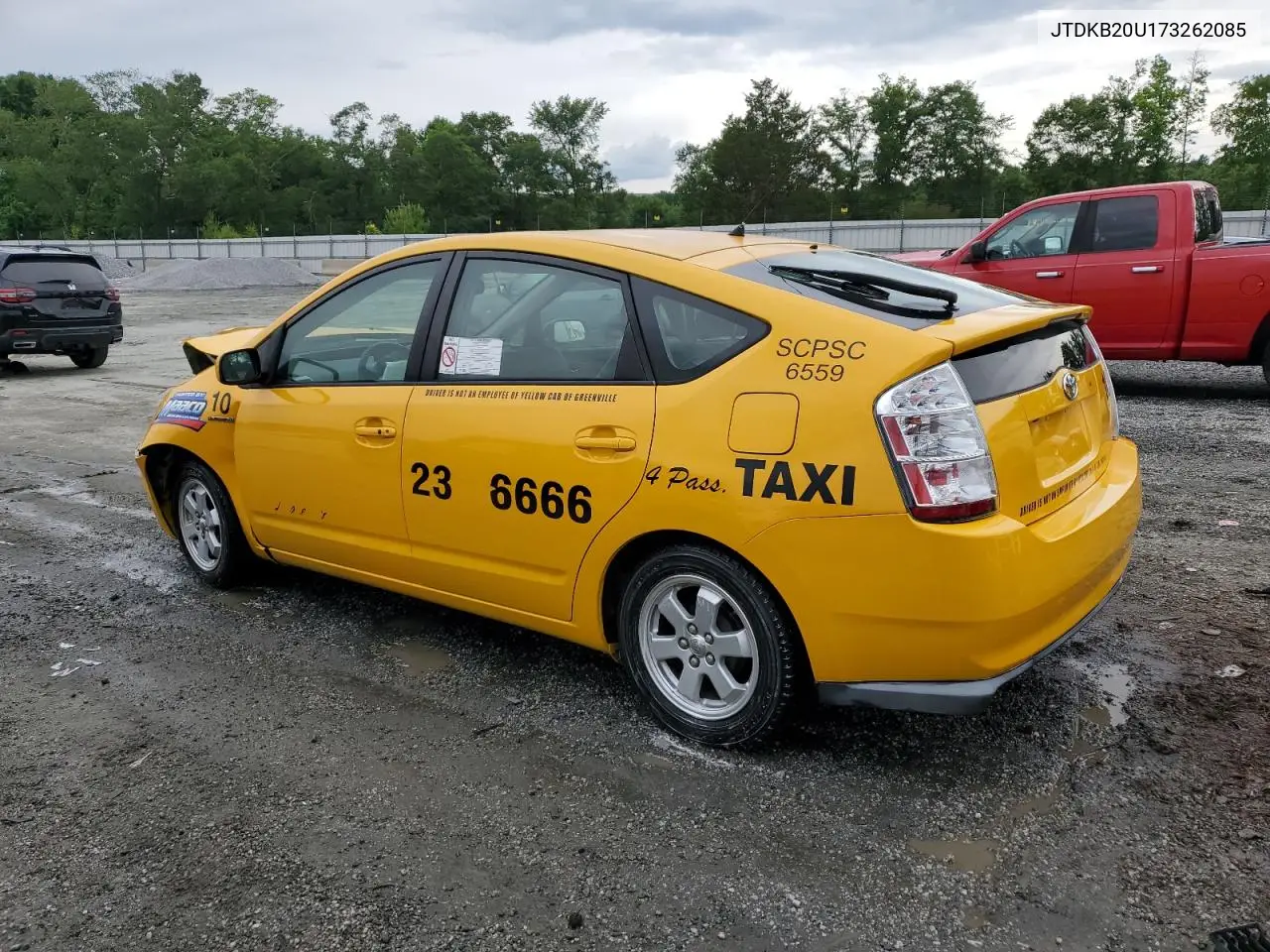 2007 Toyota Prius VIN: JTDKB20U173262085 Lot: 58944315