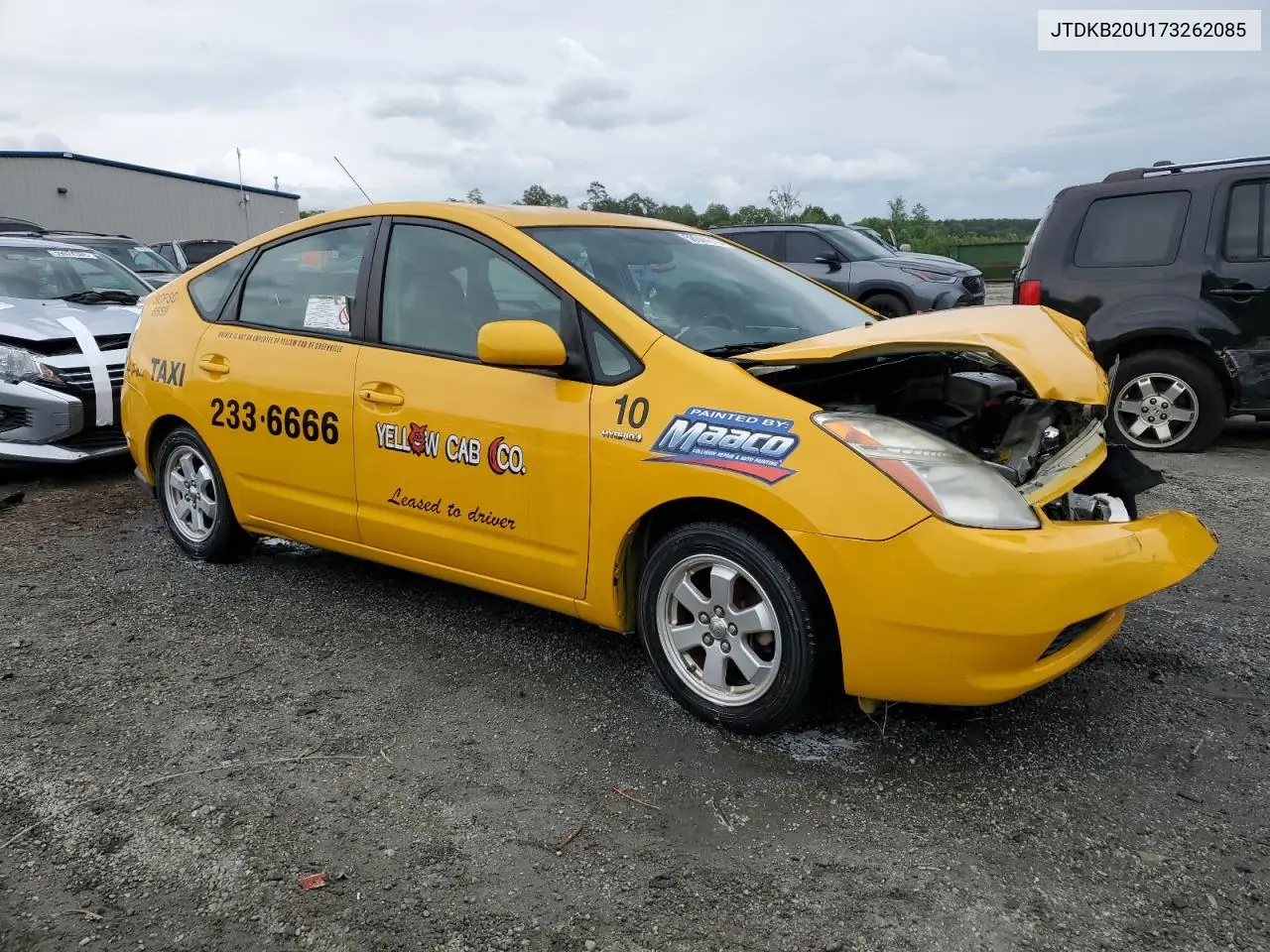 2007 Toyota Prius VIN: JTDKB20U173262085 Lot: 58944315