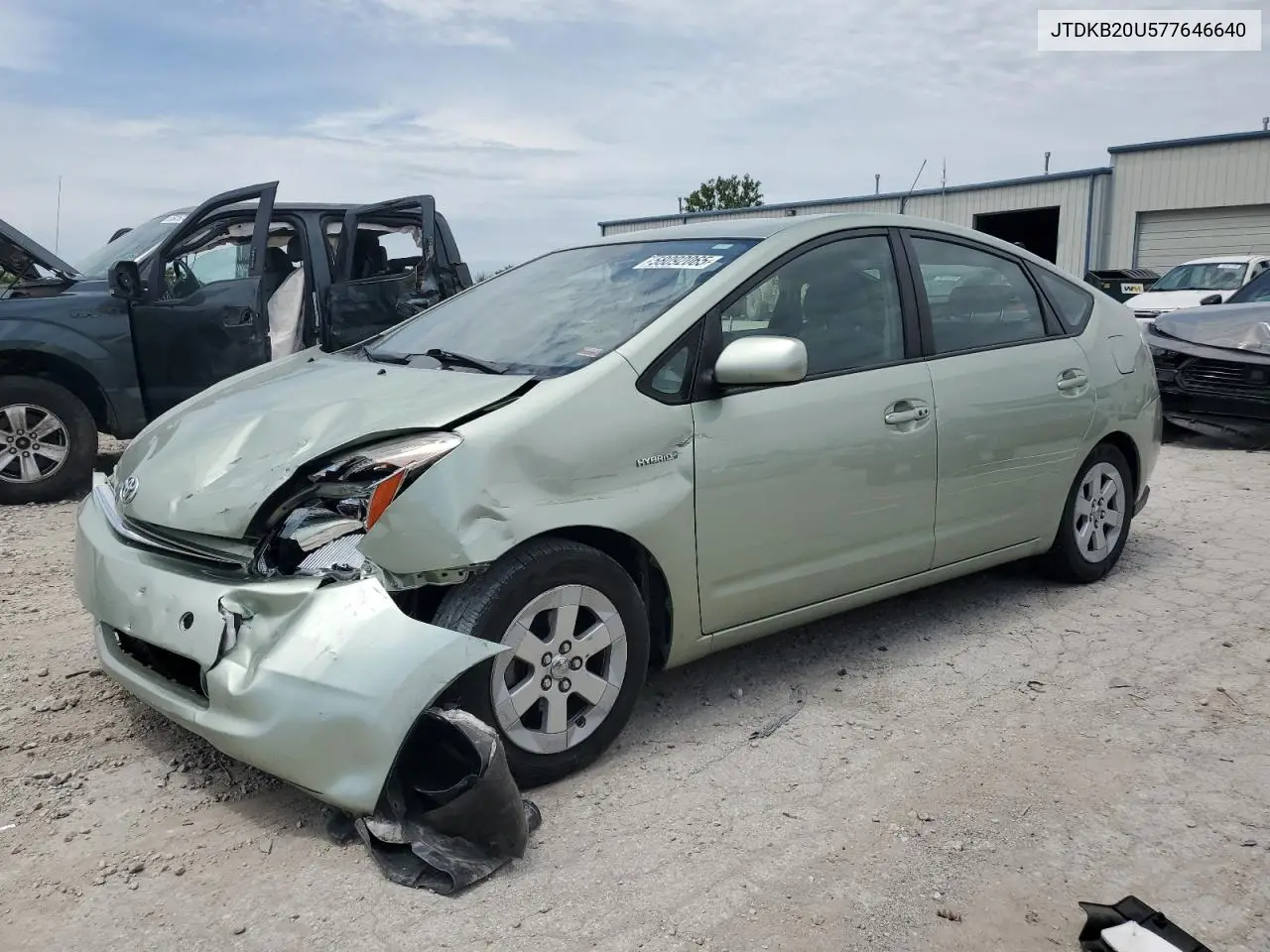 2007 Toyota Prius VIN: JTDKB20U577646640 Lot: 59275915