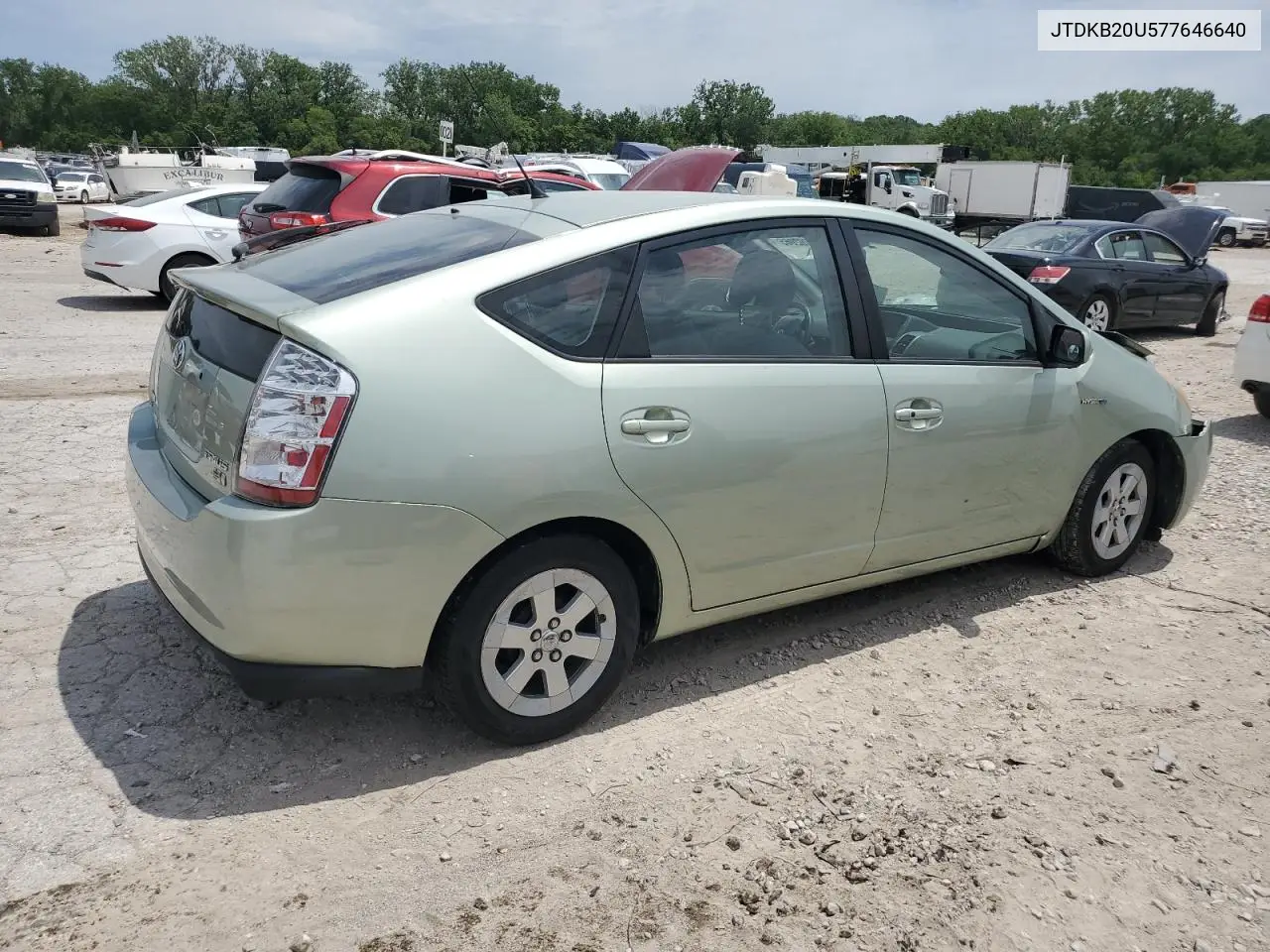 2007 Toyota Prius VIN: JTDKB20U577646640 Lot: 59275915