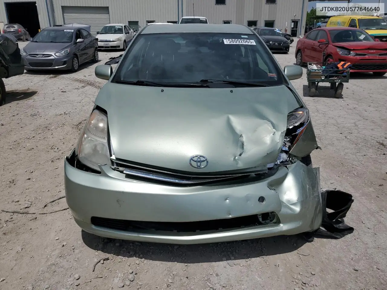 2007 Toyota Prius VIN: JTDKB20U577646640 Lot: 59275915