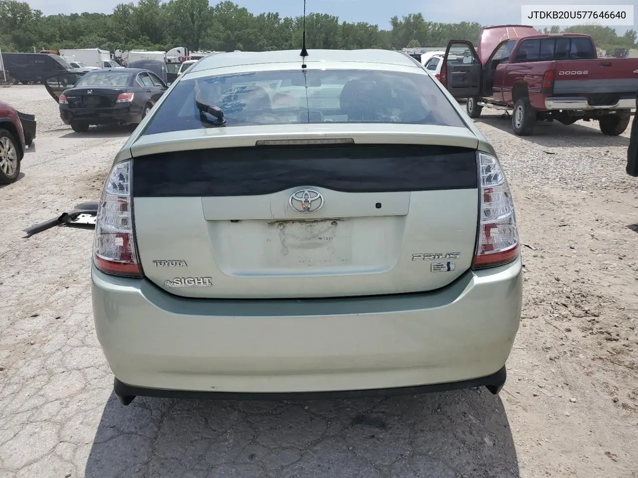 2007 Toyota Prius VIN: JTDKB20U577646640 Lot: 59275915