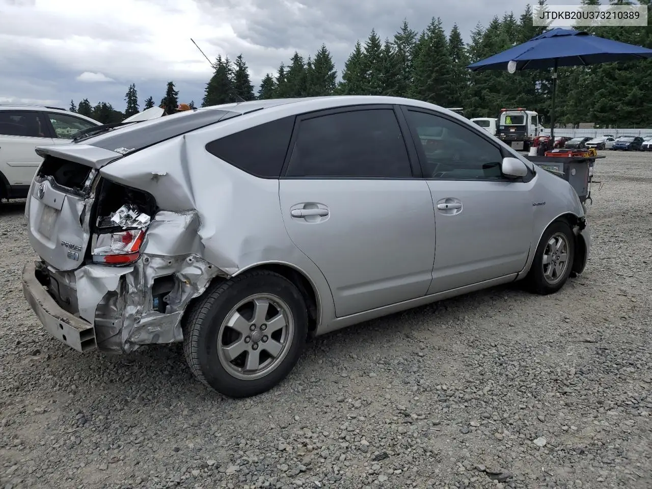 2007 Toyota Prius VIN: JTDKB20U373210389 Lot: 62789095