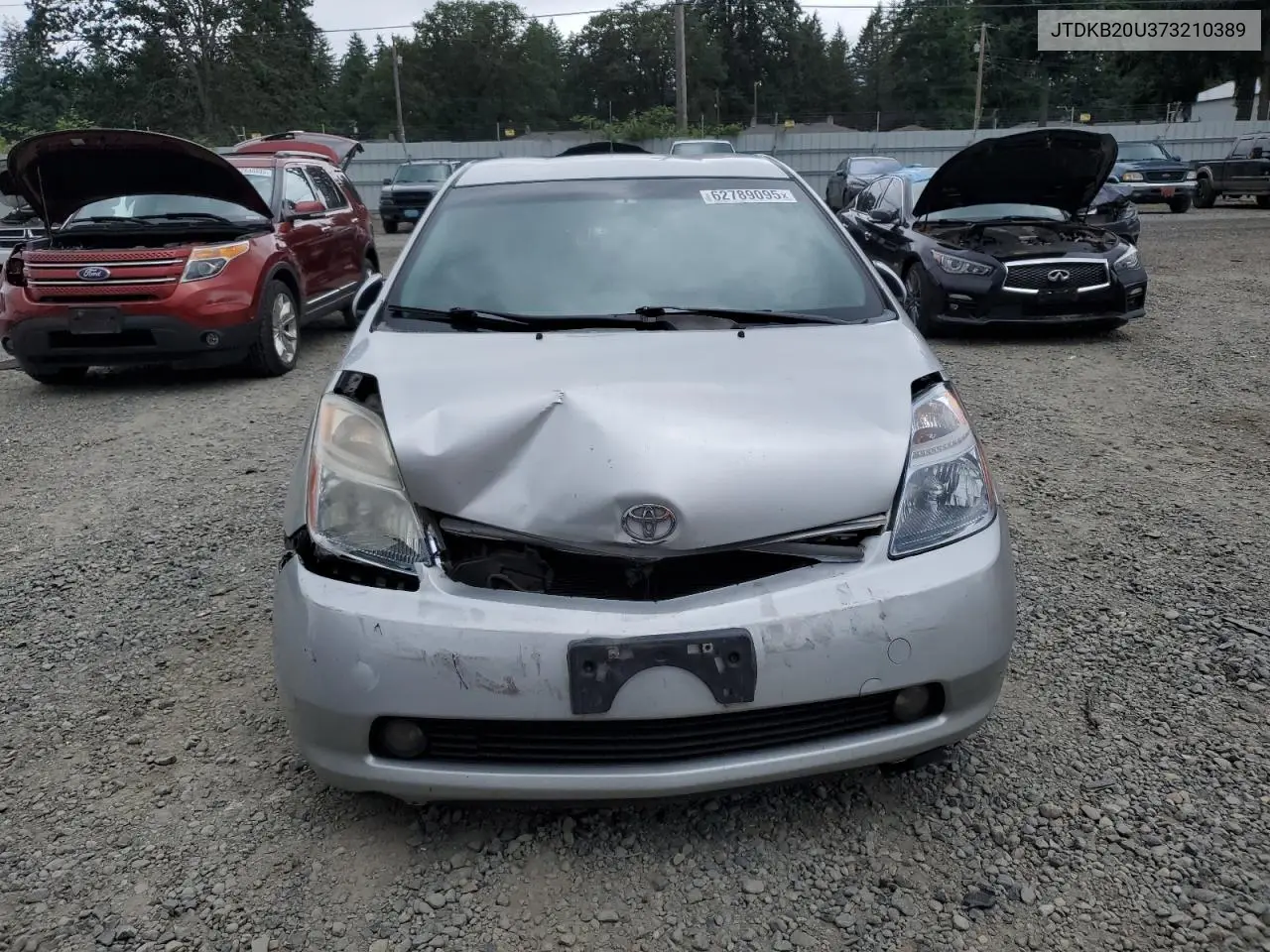 2007 Toyota Prius VIN: JTDKB20U373210389 Lot: 62789095