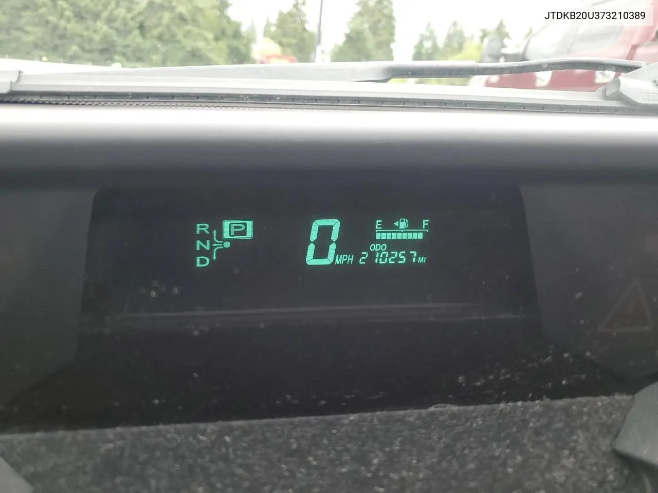 2007 Toyota Prius VIN: JTDKB20U373210389 Lot: 62789095