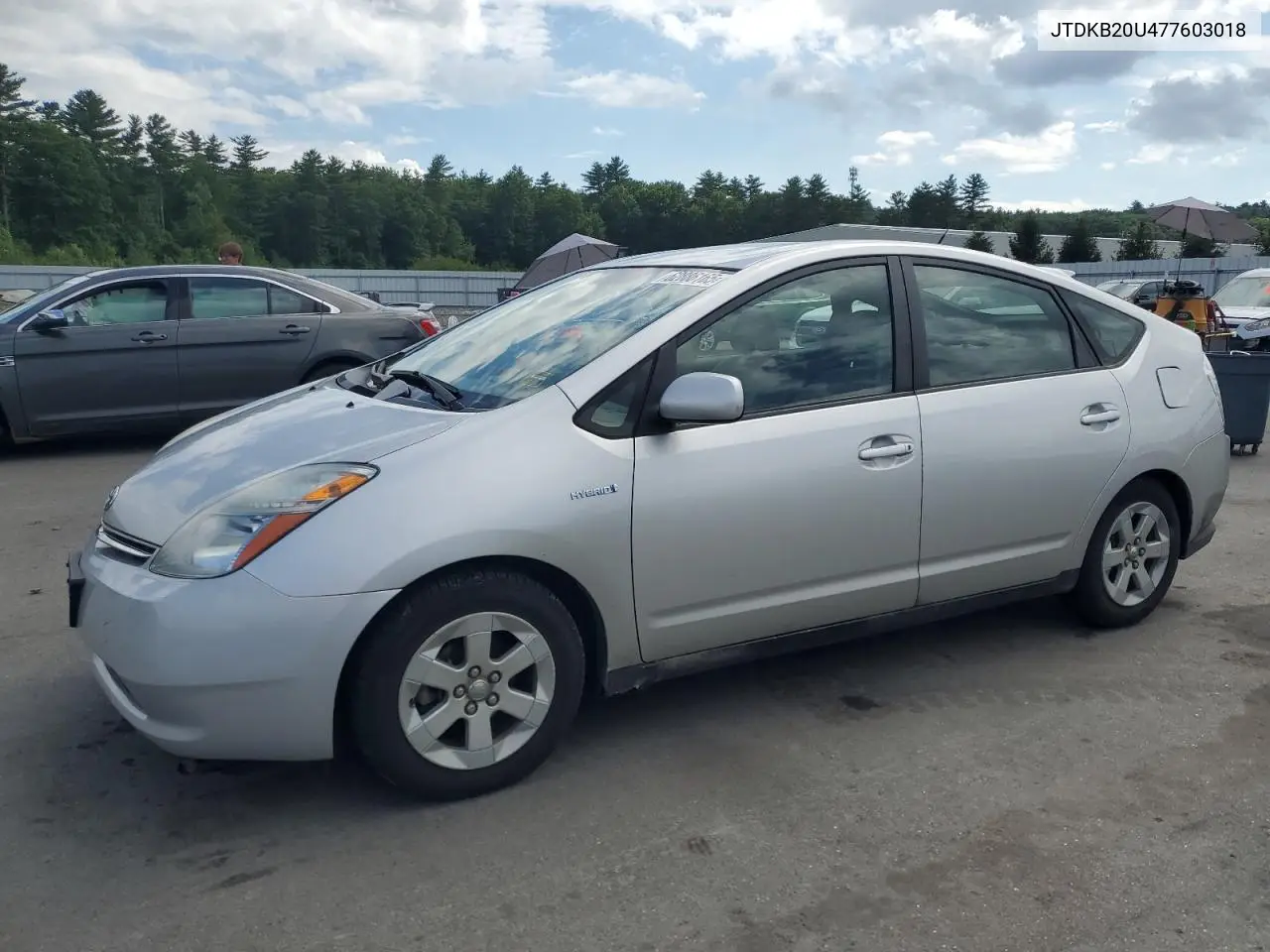 2007 Toyota Prius VIN: JTDKB20U477603018 Lot: 62886165