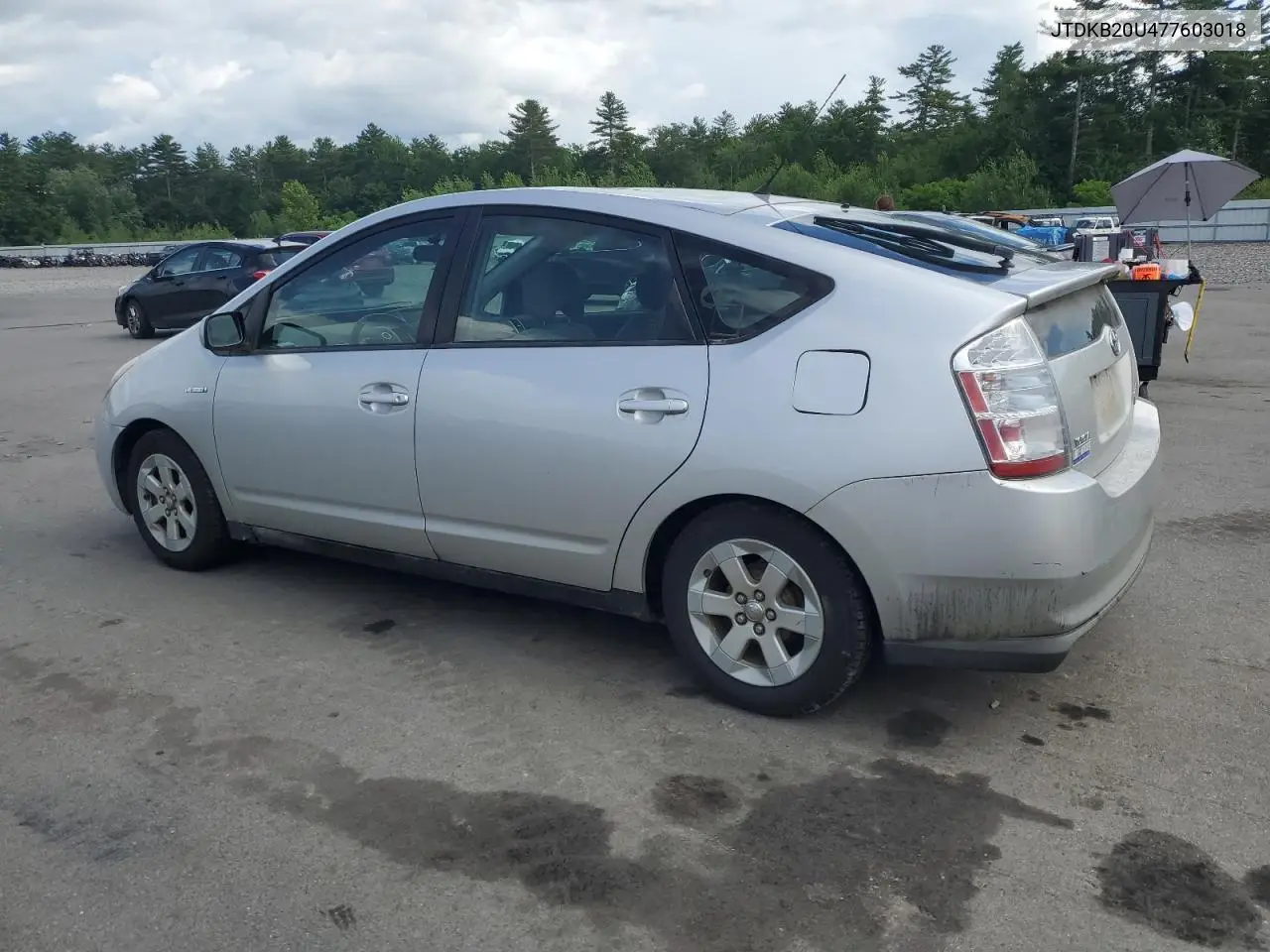 2007 Toyota Prius VIN: JTDKB20U477603018 Lot: 62886165
