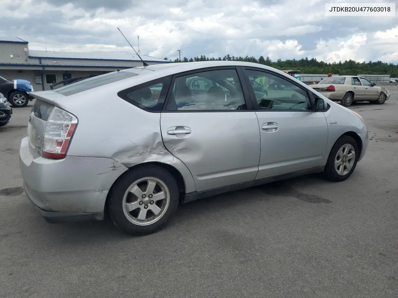 2007 Toyota Prius VIN: JTDKB20U477603018 Lot: 62886165