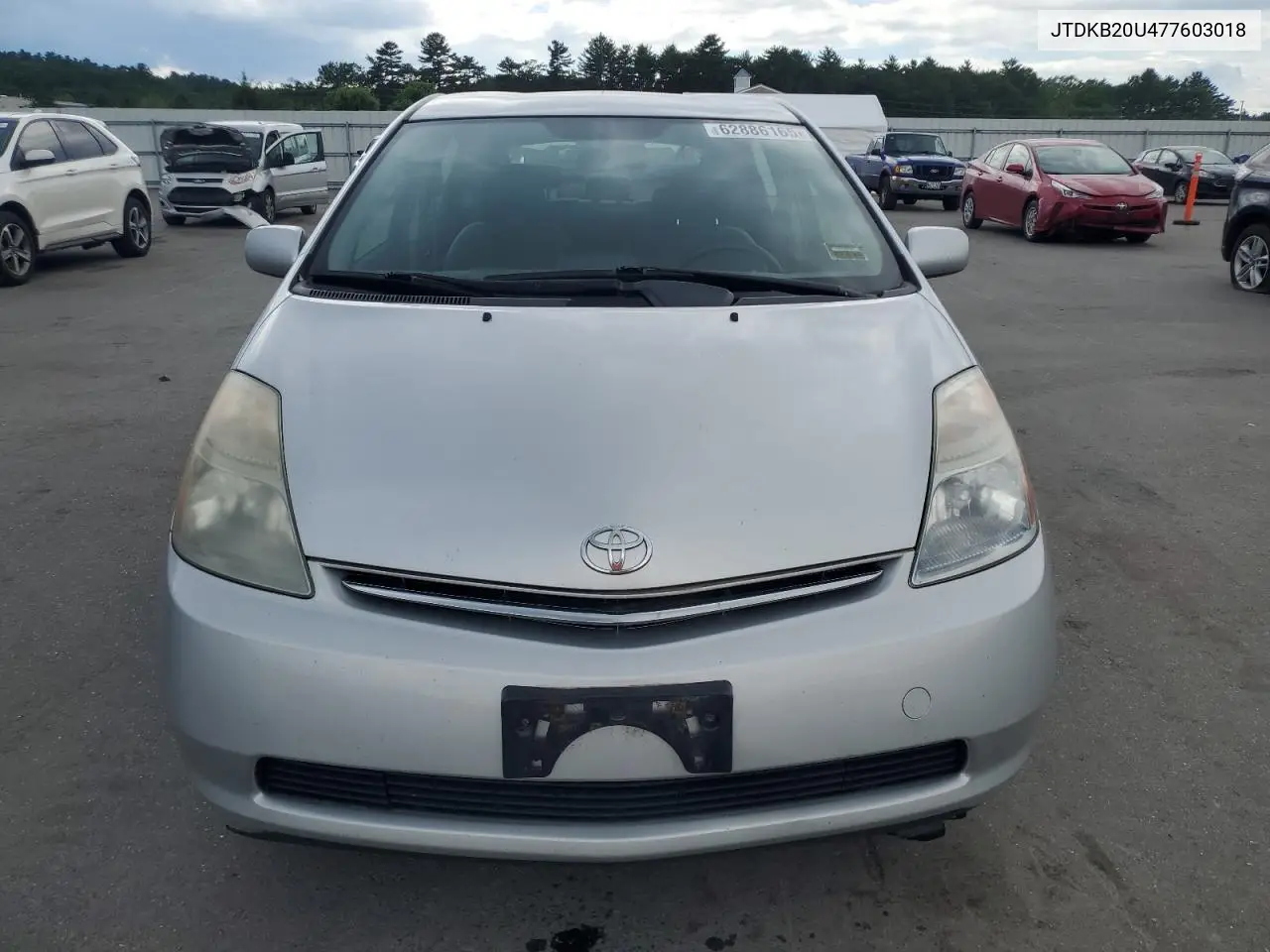 2007 Toyota Prius VIN: JTDKB20U477603018 Lot: 62886165