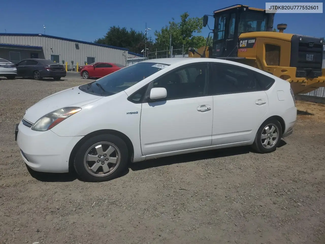 2007 Toyota Prius VIN: JTDKB20U777552601 Lot: 62965675