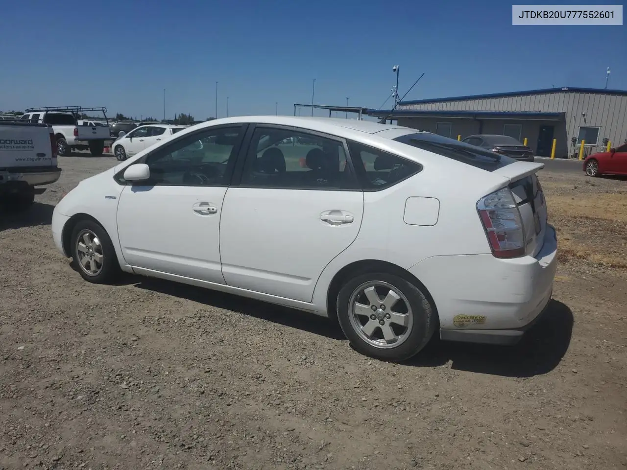 2007 Toyota Prius VIN: JTDKB20U777552601 Lot: 62965675