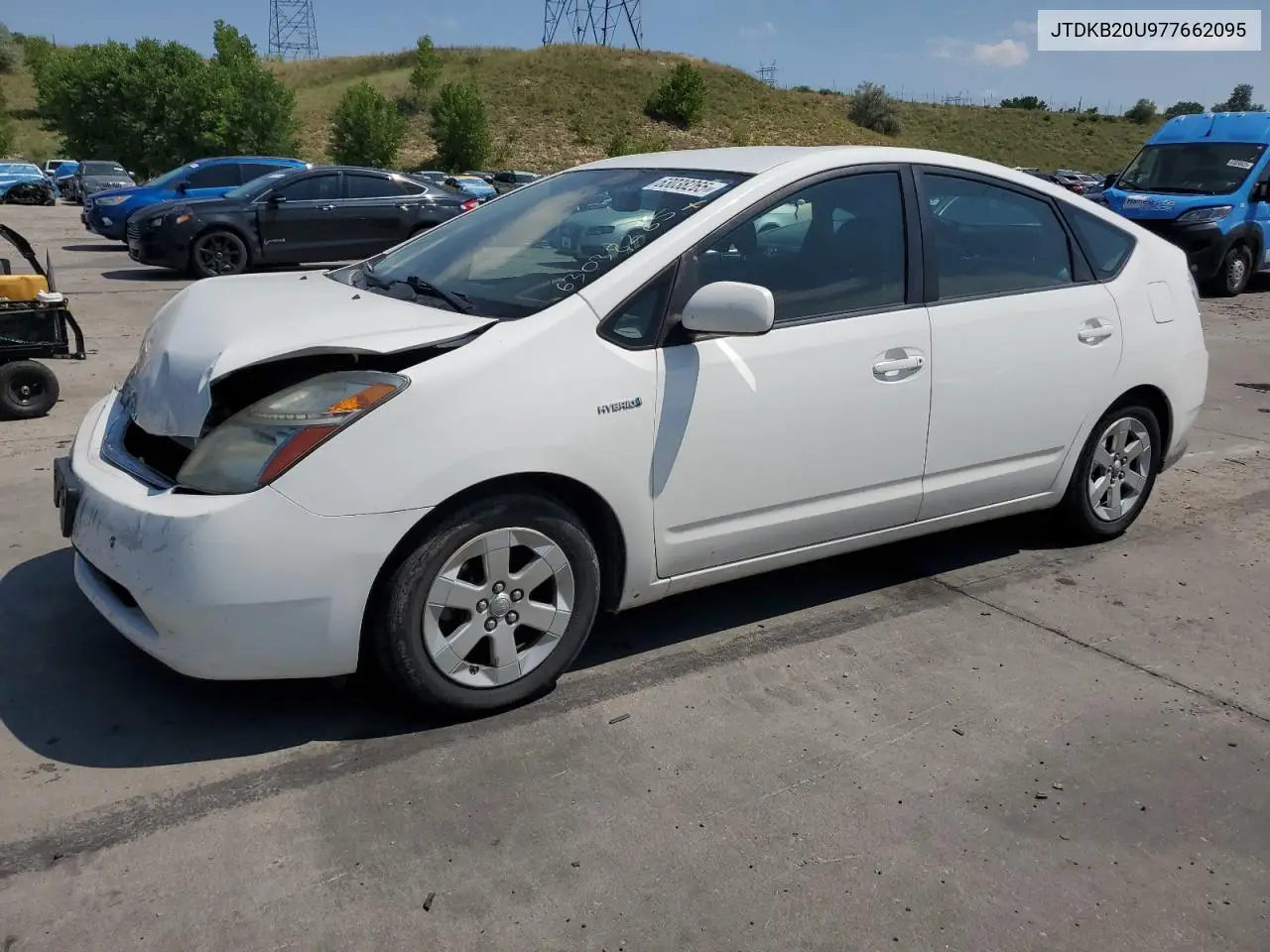 2007 Toyota Prius VIN: JTDKB20U977662095 Lot: 63038265