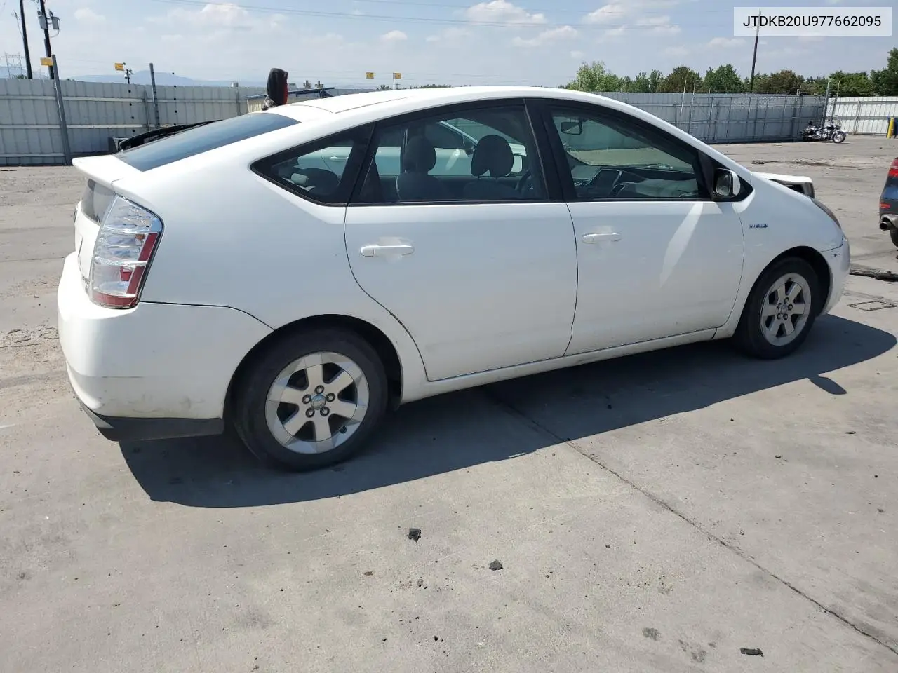 2007 Toyota Prius VIN: JTDKB20U977662095 Lot: 63038265