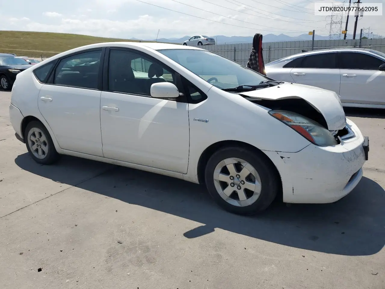 2007 Toyota Prius VIN: JTDKB20U977662095 Lot: 63038265
