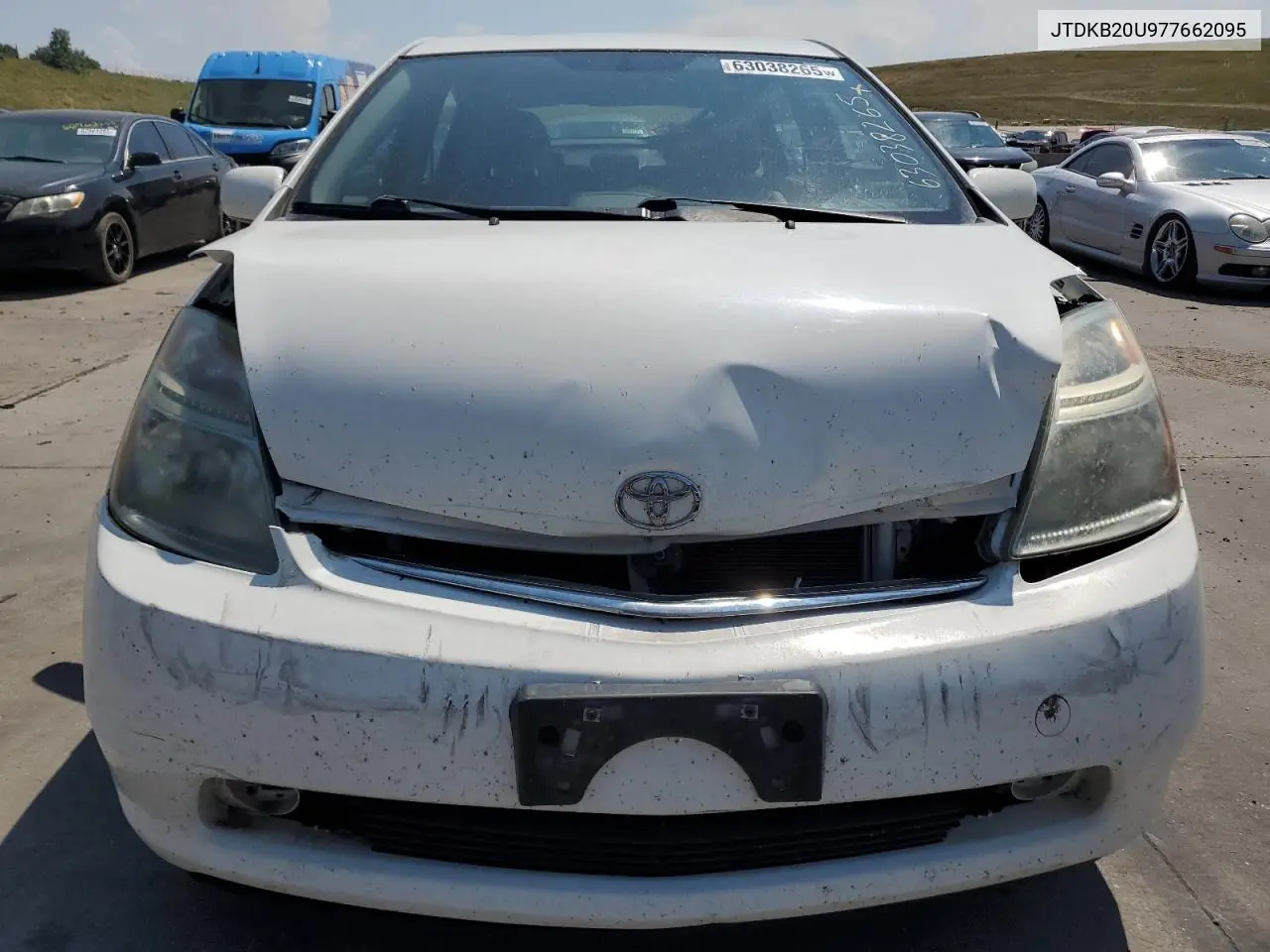 2007 Toyota Prius VIN: JTDKB20U977662095 Lot: 63038265