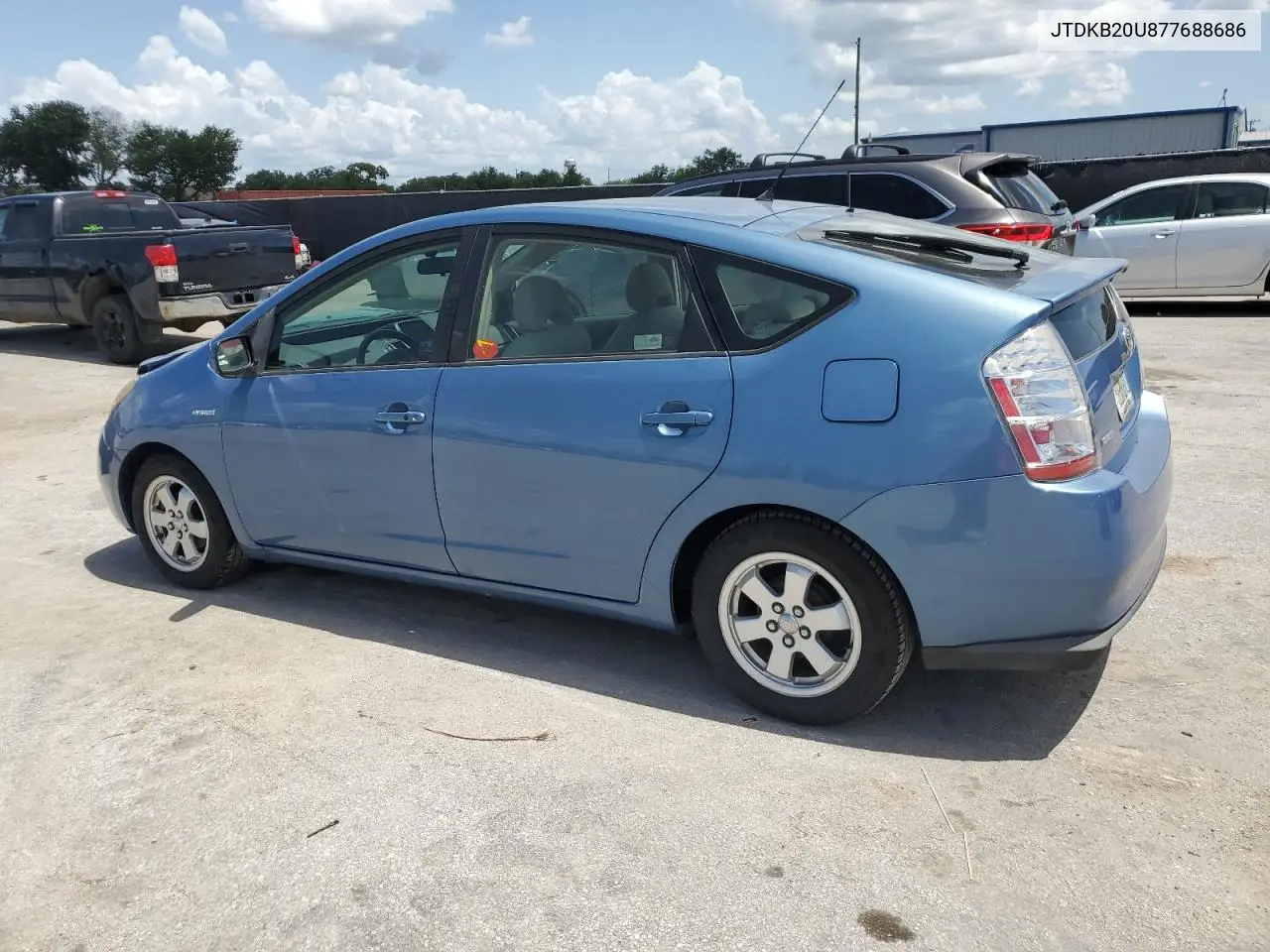 2007 Toyota Prius VIN: JTDKB20U877688686 Lot: 63221945