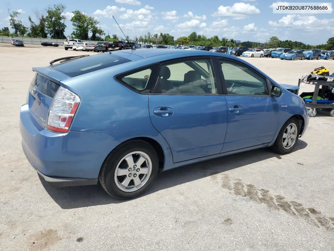 2007 Toyota Prius VIN: JTDKB20U877688686 Lot: 63221945