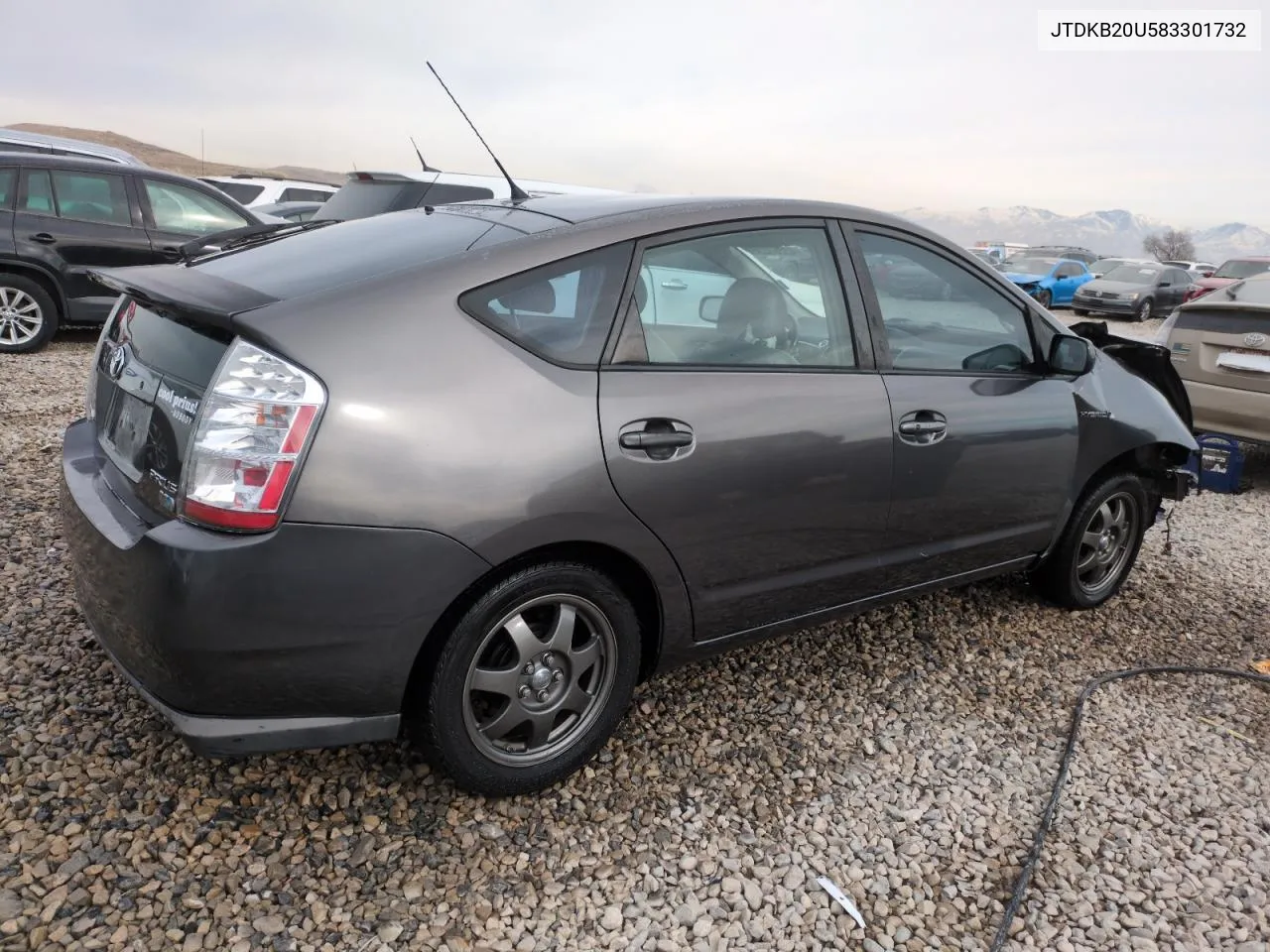 2008 Toyota Prius VIN: JTDKB20U583301732 Lot: 43253235
