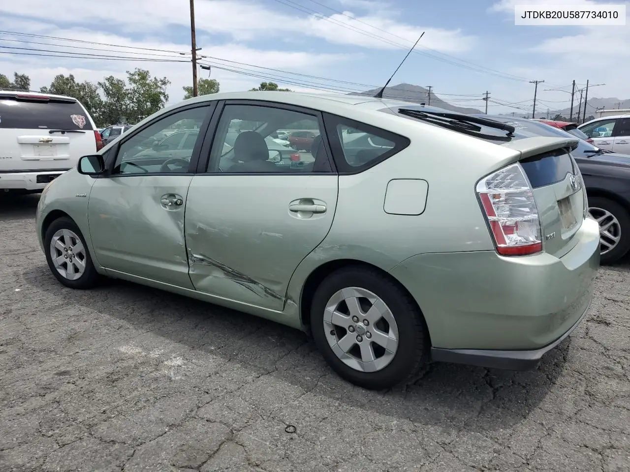 2008 Toyota Prius VIN: JTDKB20U587734010 Lot: 55686405