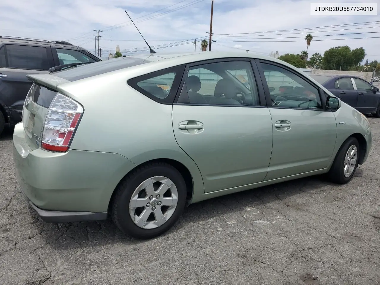2008 Toyota Prius VIN: JTDKB20U587734010 Lot: 55686405