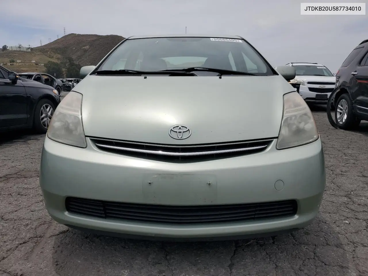 2008 Toyota Prius VIN: JTDKB20U587734010 Lot: 55686405