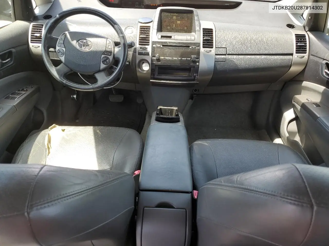 2008 Toyota Prius VIN: JTDKB20U287814302 Lot: 55867485