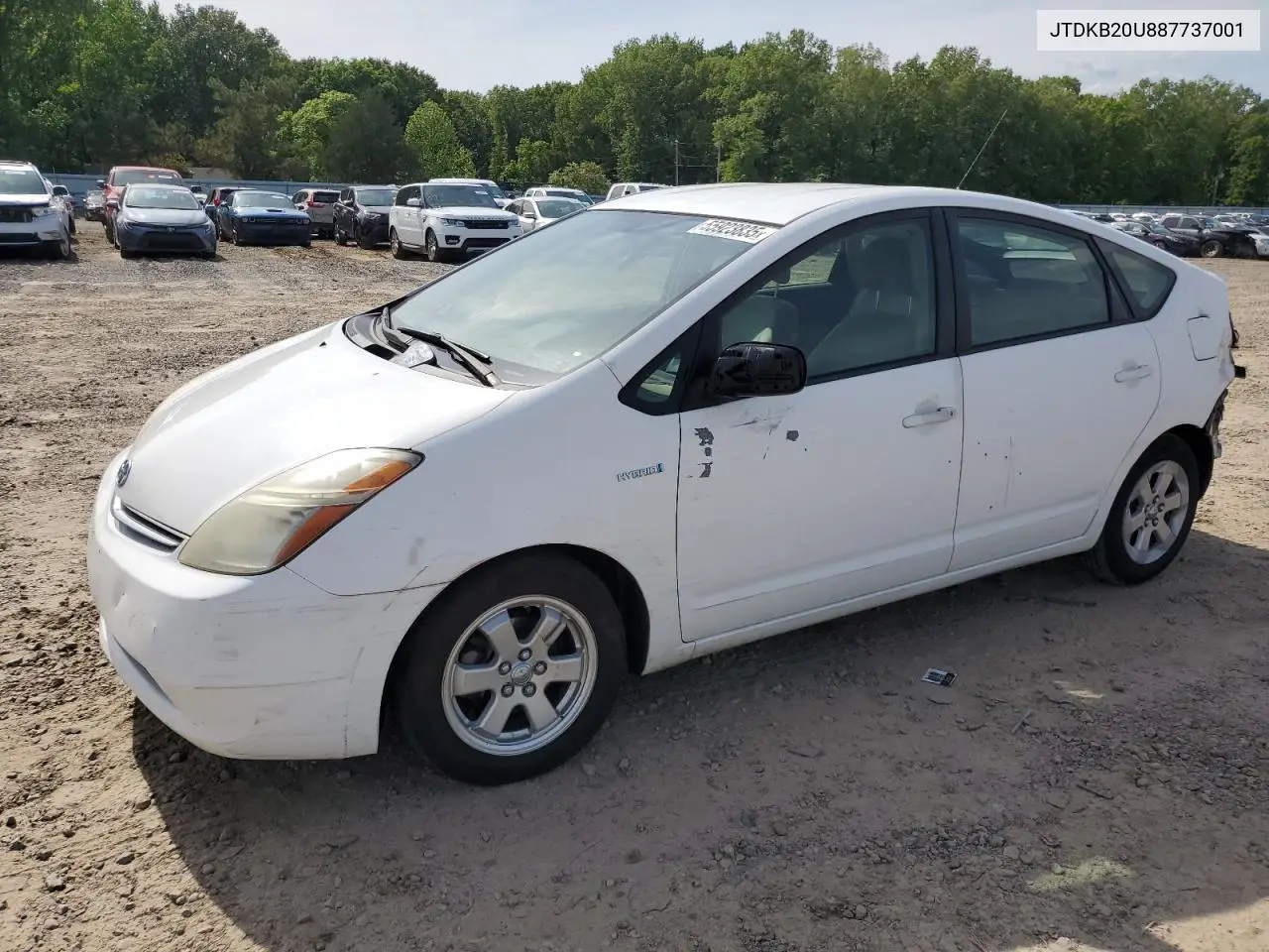 2008 Toyota Prius VIN: JTDKB20U887737001 Lot: 55923835