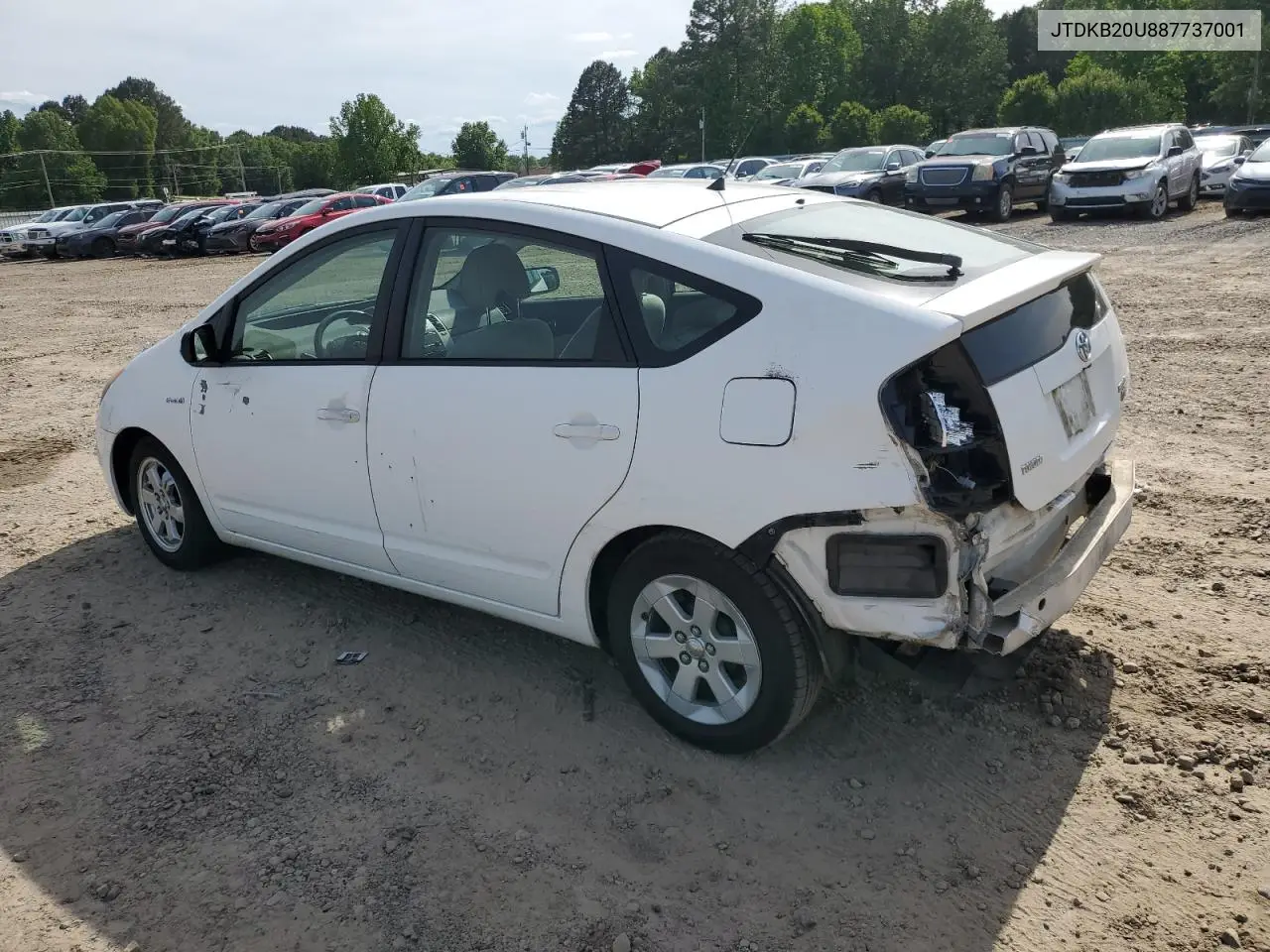 2008 Toyota Prius VIN: JTDKB20U887737001 Lot: 55923835