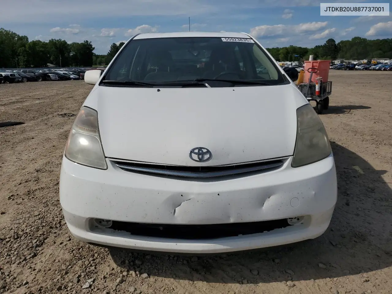 2008 Toyota Prius VIN: JTDKB20U887737001 Lot: 55923835