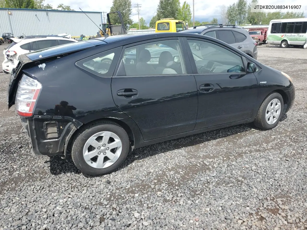 2008 Toyota Prius VIN: JTDKB20U883416907 Lot: 56268785