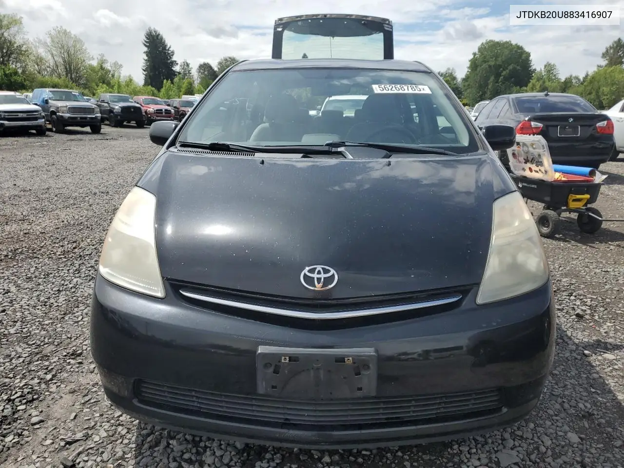 2008 Toyota Prius VIN: JTDKB20U883416907 Lot: 56268785