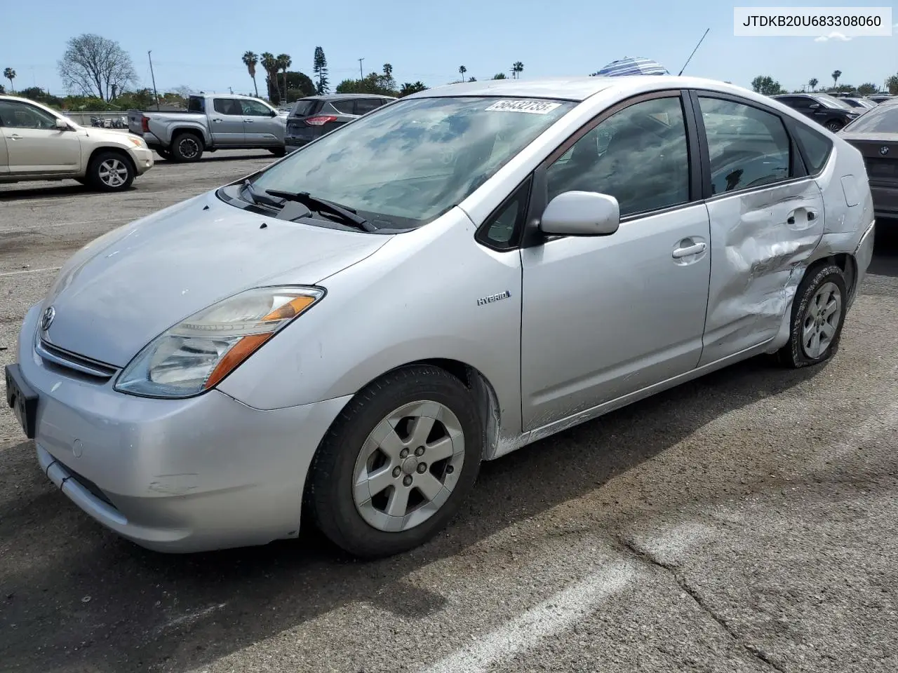 2008 Toyota Prius VIN: JTDKB20U683308060 Lot: 56432735