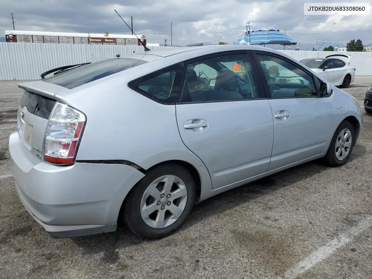 2008 Toyota Prius VIN: JTDKB20U683308060 Lot: 56432735