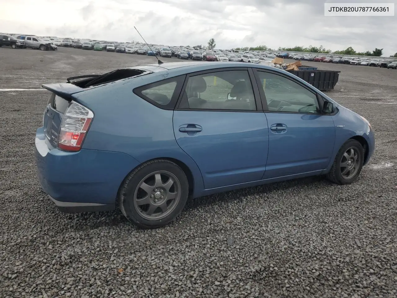 2008 Toyota Prius VIN: JTDKB20U787766361 Lot: 56573335