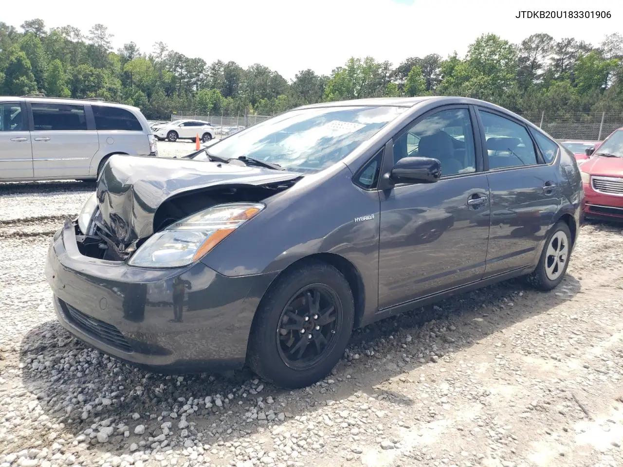 2008 Toyota Prius VIN: JTDKB20U183301906 Lot: 56580325