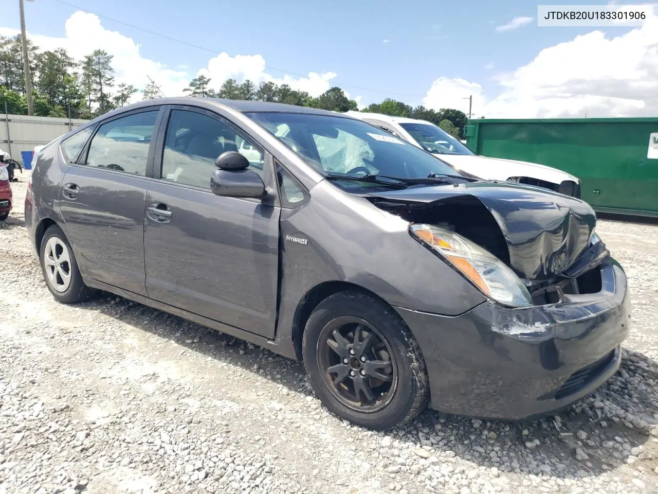 2008 Toyota Prius VIN: JTDKB20U183301906 Lot: 56580325