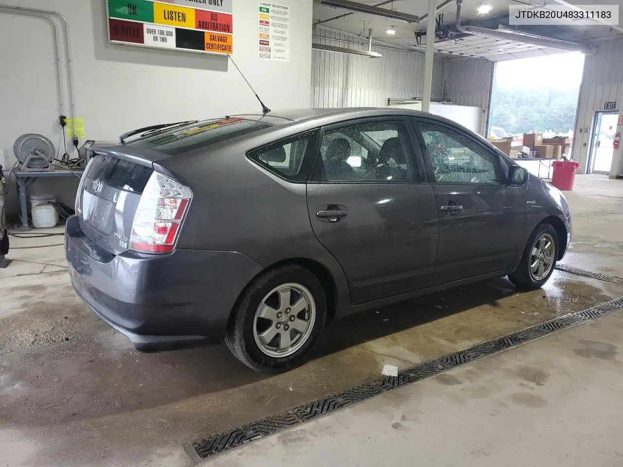 2008 Toyota Prius VIN: JTDKB20U483311183 Lot: 56633075
