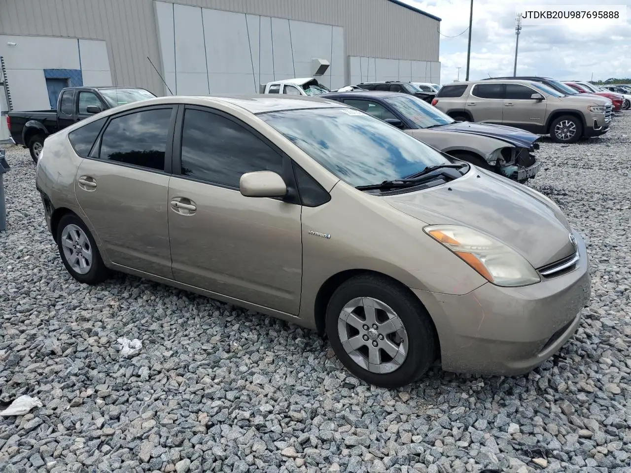 2008 Toyota Prius VIN: JTDKB20U987695888 Lot: 56646945