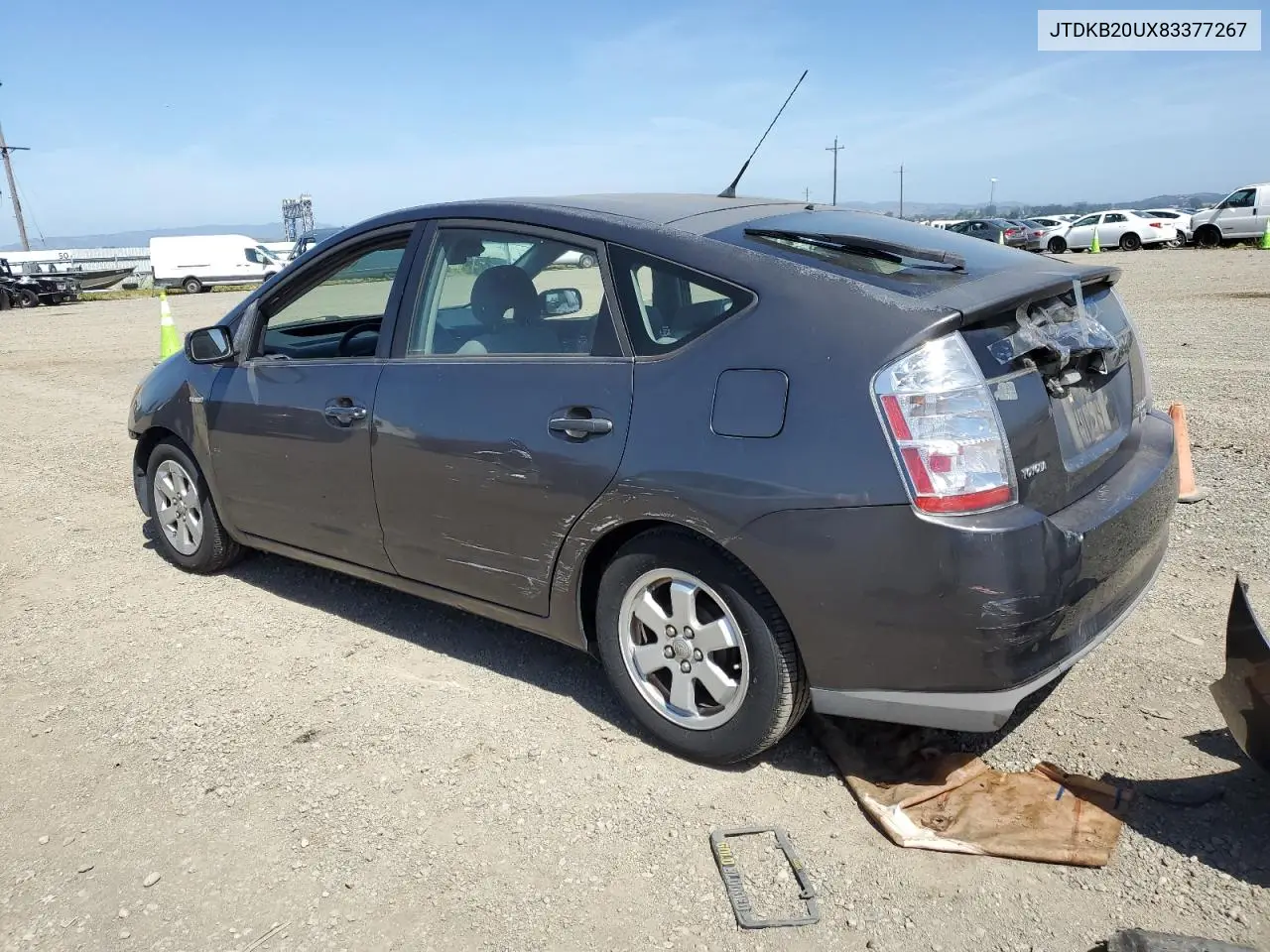 2008 Toyota Prius VIN: JTDKB20UX83377267 Lot: 56704785