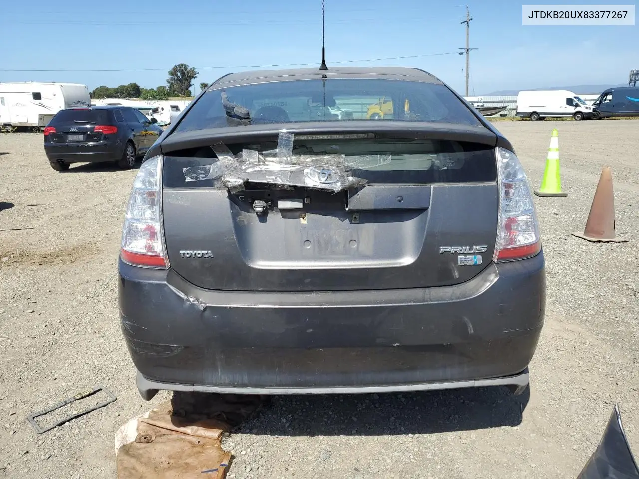 2008 Toyota Prius VIN: JTDKB20UX83377267 Lot: 56704785