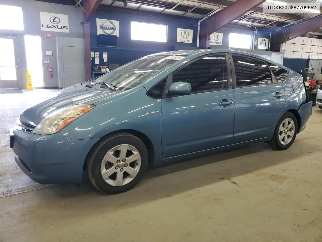 2008 Toyota Prius VIN: JTDKB20U887709652 Lot: 56728415