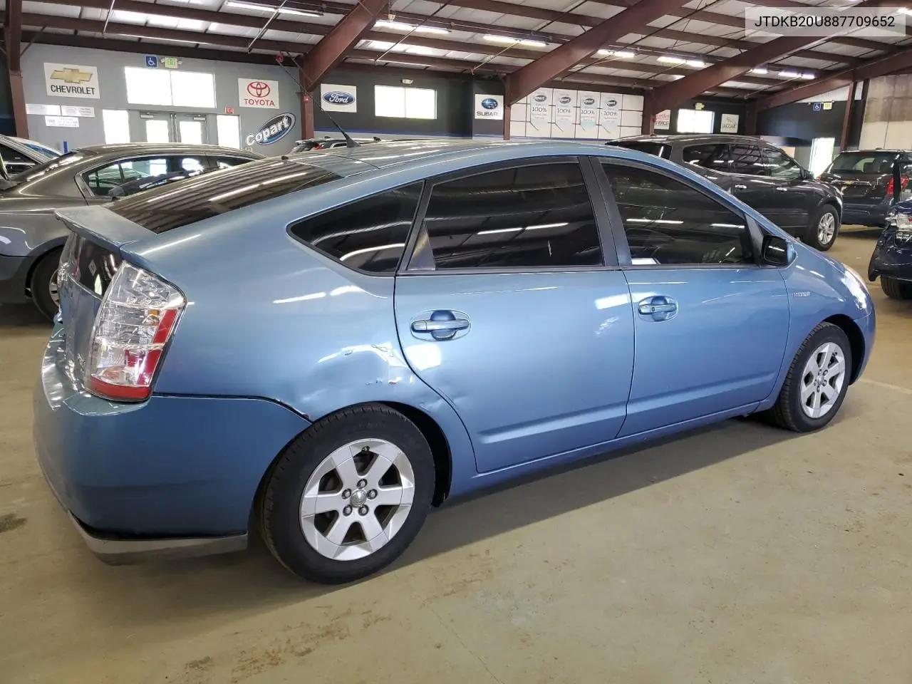2008 Toyota Prius VIN: JTDKB20U887709652 Lot: 56728415