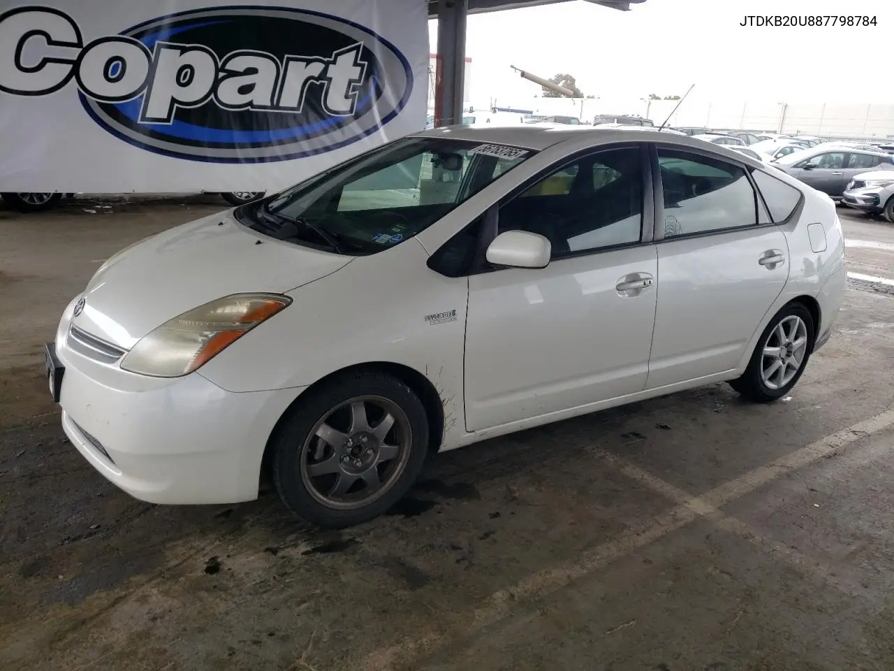 2008 Toyota Prius VIN: JTDKB20U887798784 Lot: 56763765