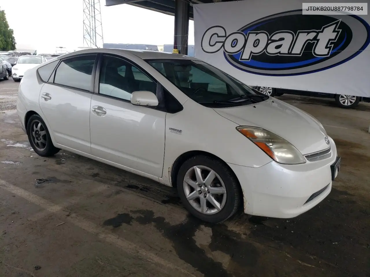 2008 Toyota Prius VIN: JTDKB20U887798784 Lot: 56763765