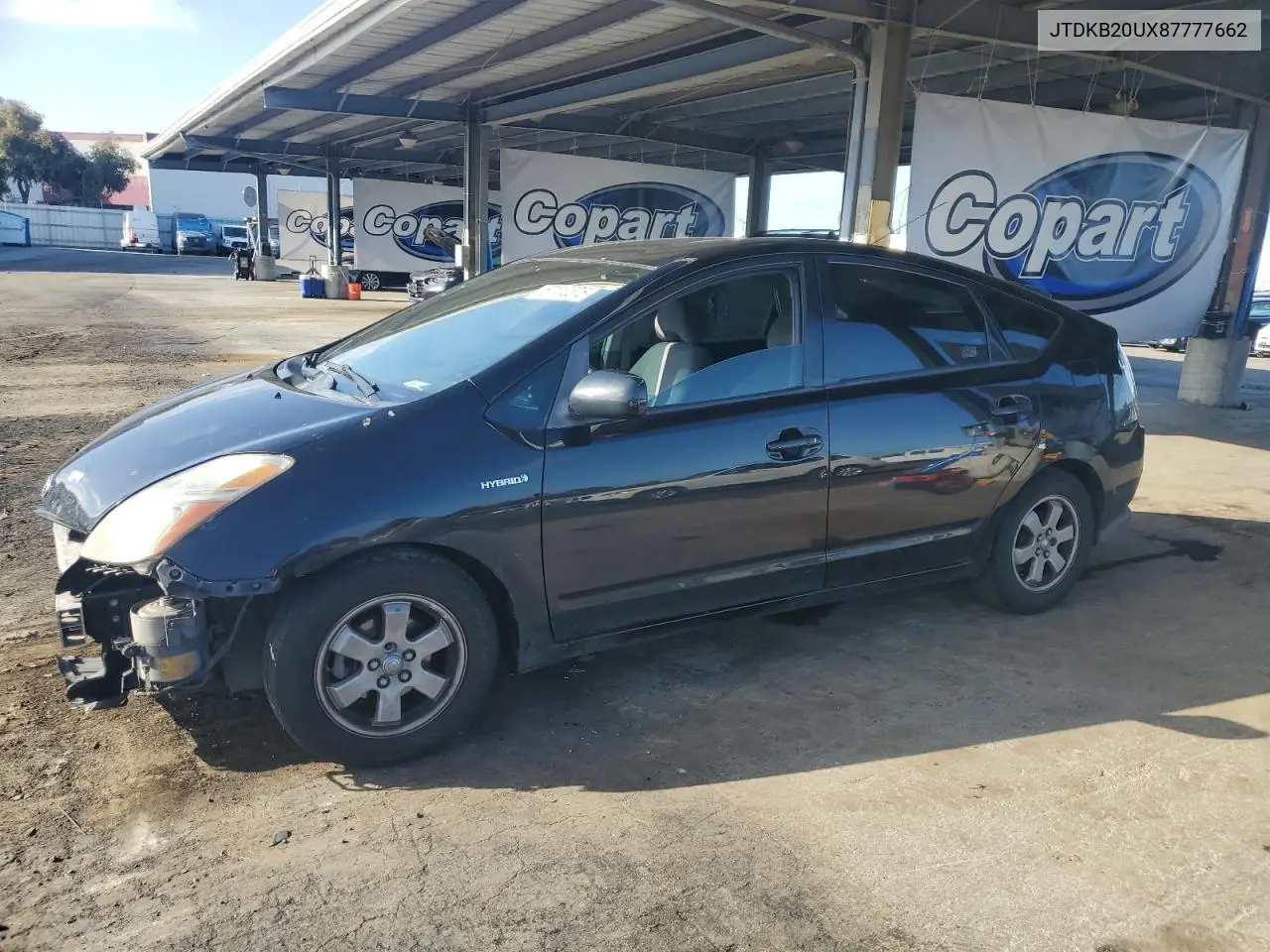 2008 Toyota Prius VIN: JTDKB20UX87777662 Lot: 57112575
