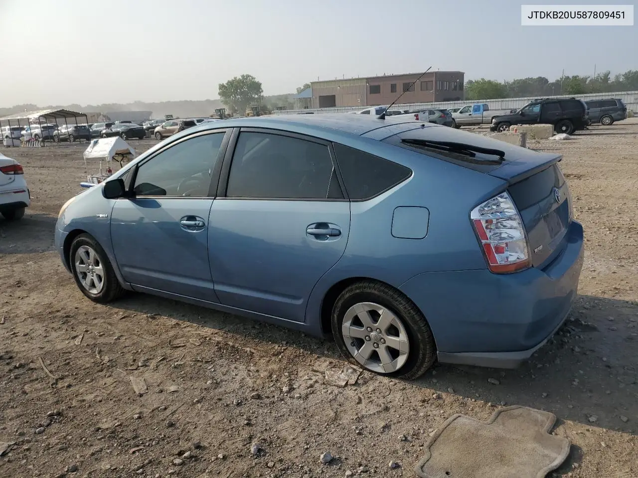 2008 Toyota Prius VIN: JTDKB20U587809451 Lot: 59229395