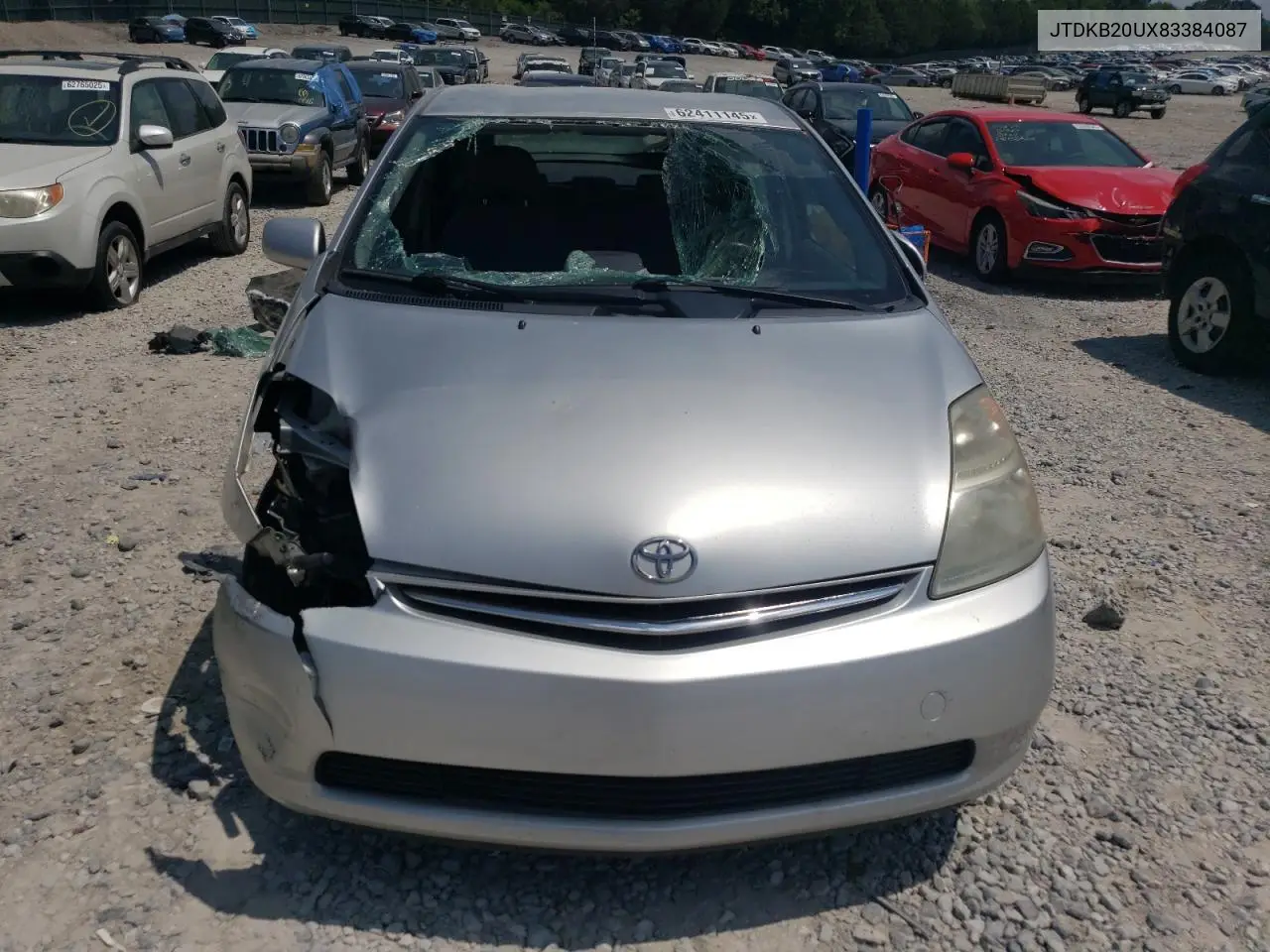 2008 Toyota Prius VIN: JTDKB20UX83384087 Lot: 62411145
