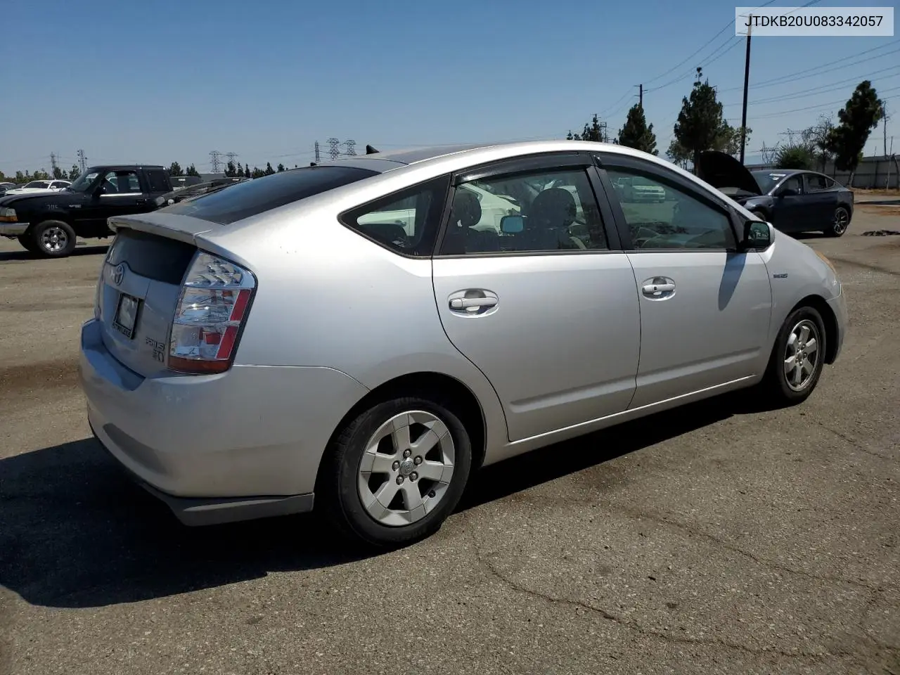 2008 Toyota Prius VIN: JTDKB20U083342057 Lot: 62604975
