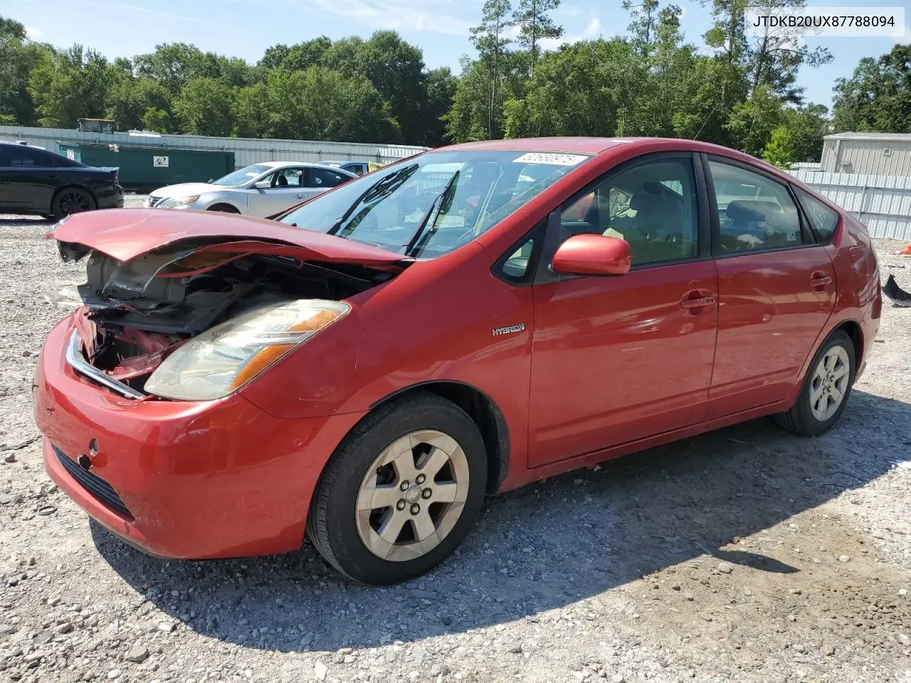 2008 Toyota Prius VIN: JTDKB20UX87788094 Lot: 62650975